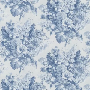 blue botanical wallpaper from william yeoward