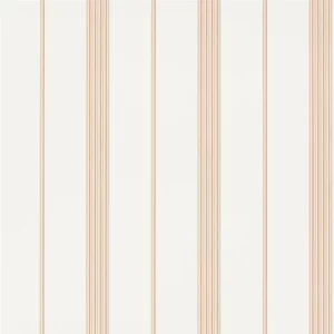orange striped wallpaper from william yeoward