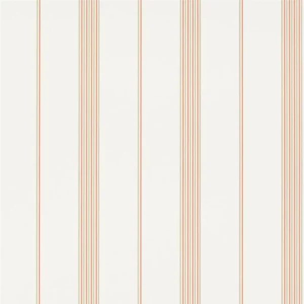 orange striped wallpaper from william yeoward