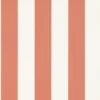 orange striped wallpaper from william yeoward