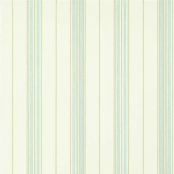 Trewen Wallpaper - Sky by blue striped wallpaper from william yeoward