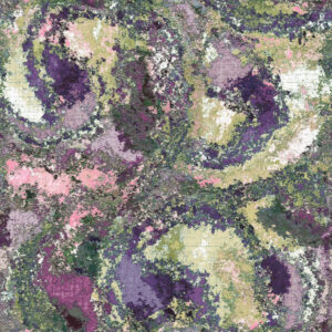 orange contemporary velvet-chenille fabric from Art of the Loom