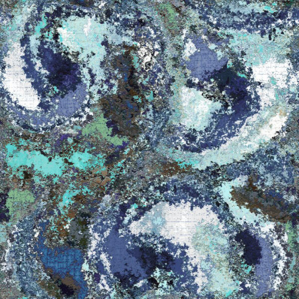 Meteo Fabric - Winter by brown contemporary velvet-chenille fabric from Art of the Loom