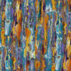 orange contemporary velvet-chenille fabric from Art of the Loom