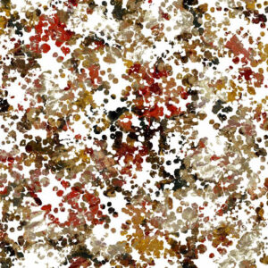 orange contemporary velvet-chenille fabric from Art of the Loom