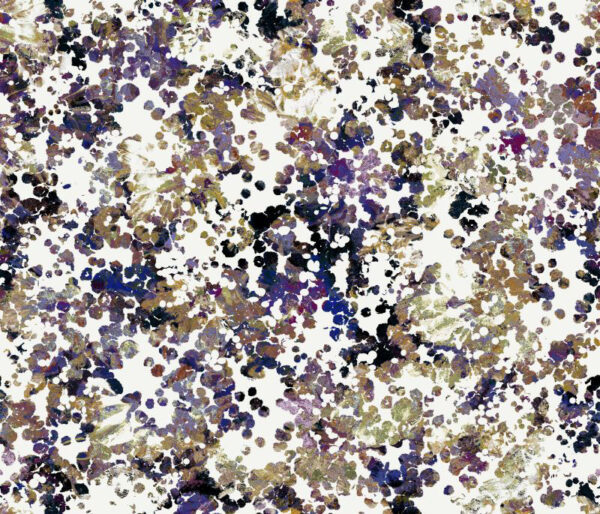 Saisons Fabric - Summer by purple contemporary velvet-chenille fabric from Art of the Loom