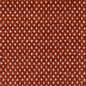 red spotted velvet-chenille fabric from Art of the Loom