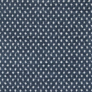 blue spotted velvet-chenille fabric from Art of the Loom