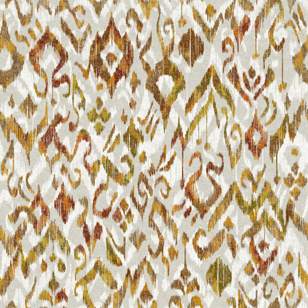 Santorini Fabric - Volcano from