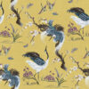 yellow animal silk-satin fabric from Art of the Loom