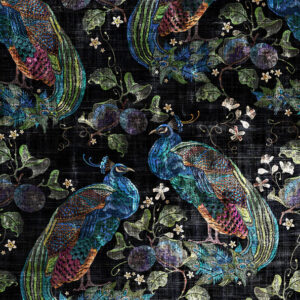 multicolour animal velvet-chenille fabric from Art of the Loom