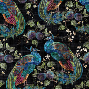 multicolour animal velvet-chenille fabric from Art of the Loom