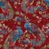 red animal velvet-chenille fabric from Art of the Loom