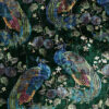 green animal velvet-chenille fabric from Art of the Loom