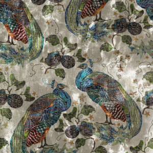 neutral animal velvet-chenille fabric from Art of the Loom