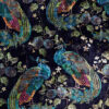 blue animal velvet-chenille fabric from Art of the Loom