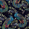 blue animal velvet-chenille fabric from Art of the Loom