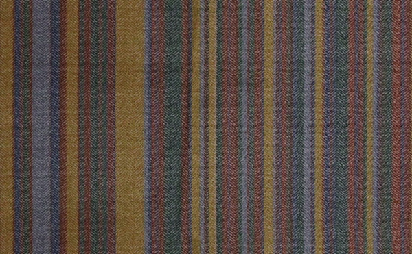 Bursar Fabric - 1 by multicolour striped silk-satin fabric from Art of the Loom