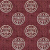 red misc silk-satin fabric from Art of the Loom