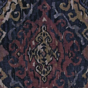 blue traditional silk-satin fabric from Art of the Loom