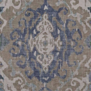 blue traditional silk-satin fabric from Art of the Loom