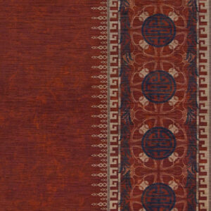 red traditional silk-satin fabric from Art of the Loom