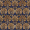 blue traditional silk-satin fabric from Art of the Loom