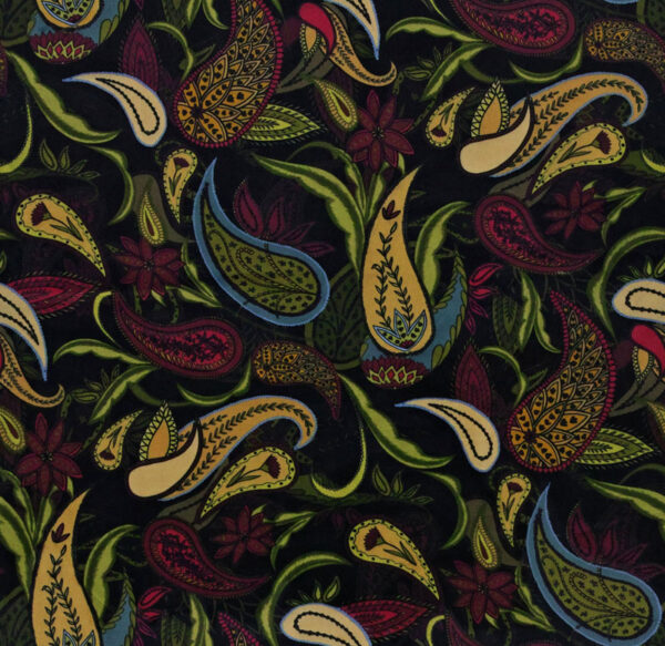 multicolour misc silk-satin fabric from Art of the Loom