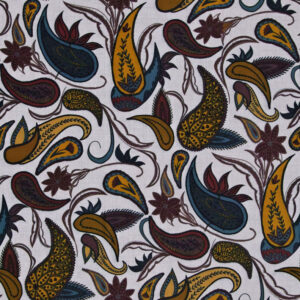 multicolour misc silk-satin fabric from Art of the Loom
