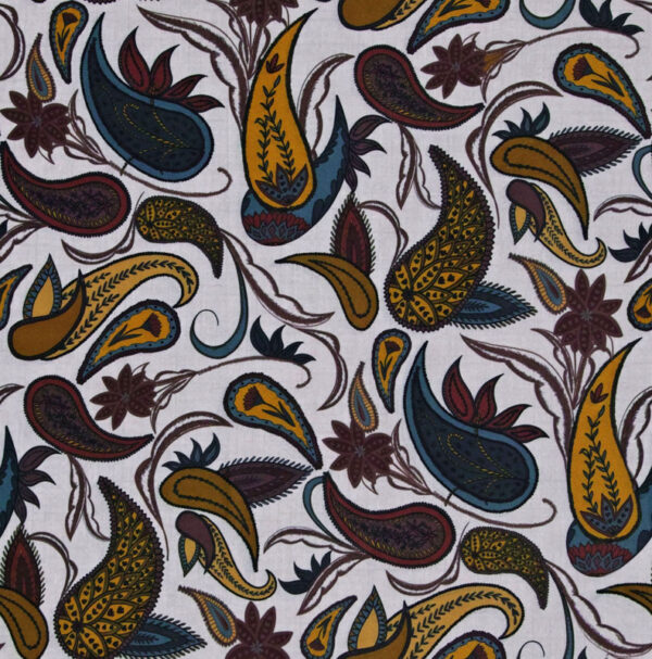 multicolour misc silk-satin fabric from Art of the Loom