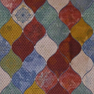 multicolour misc silk-satin fabric from Art of the Loom