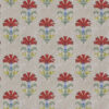 neutral botanical silk-satin fabric from Art of the Loom