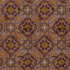 orange geometric silk-satin fabric from Art of the Loom