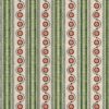green striped printed fabric from Chess