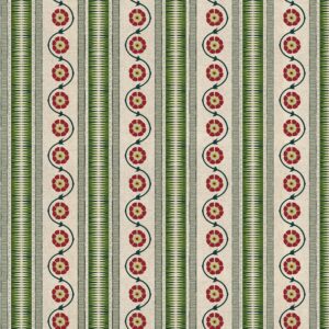 green striped printed fabric from Chess