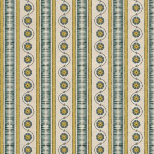 blue striped printed fabric from Chess