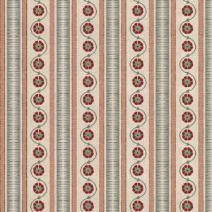 red striped printed fabric from Chess