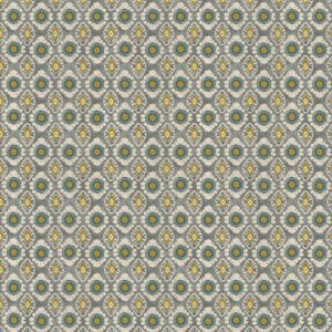 green spotted printed fabric from Chess