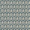 blue botanical printed fabric from Chess