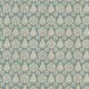blue botanical printed fabric from Chess