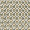 green botanical printed fabric from Chess