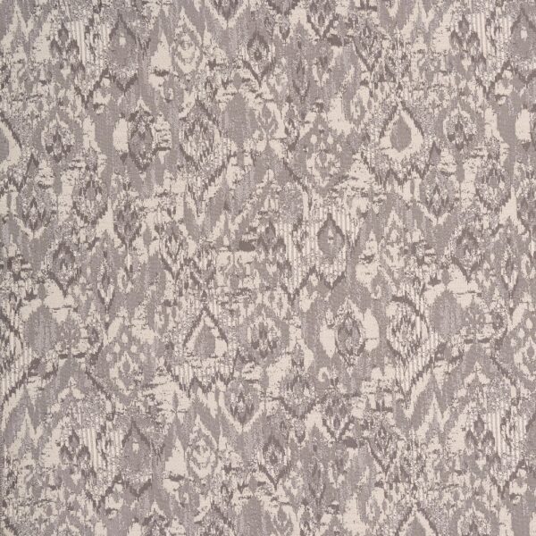 Lucius Fabric - Silver by black-grey traditional woven fabric from Chess