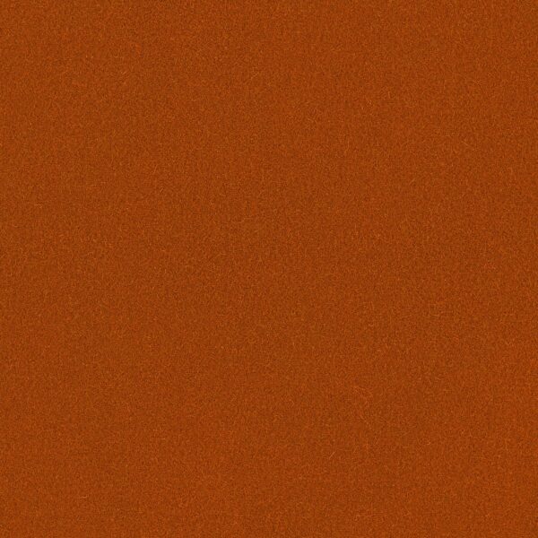 Romney Fabric - Flame by orange plain woolen fabric from Linwood Fabrics