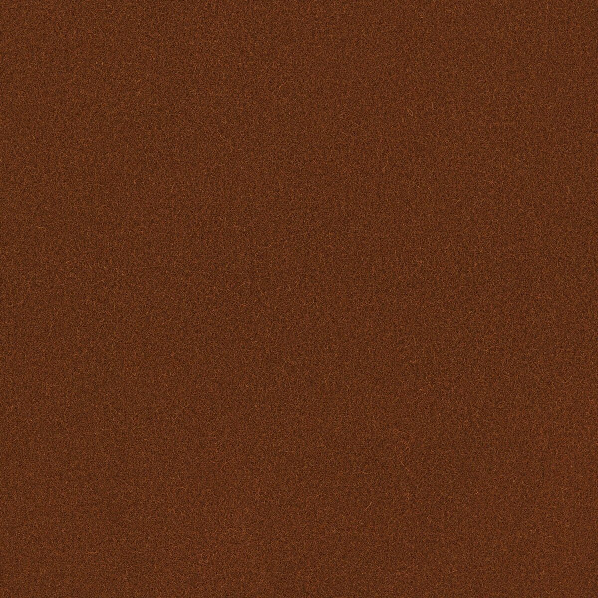 Romney Fabric - Burnt Toffee by brown plain woolen fabric from Linwood Fabrics