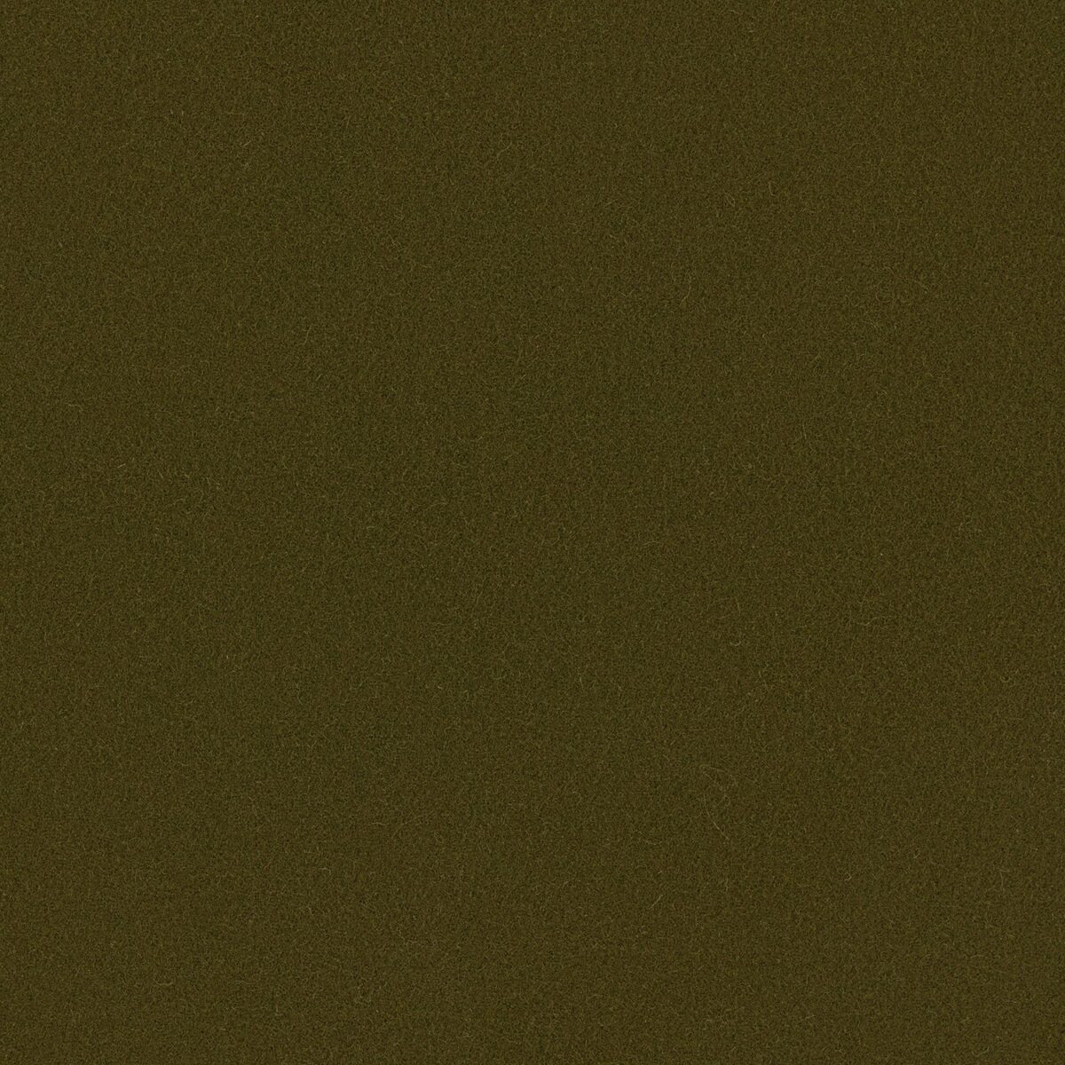 Romney Fabric - Olive by green plain woolen fabric from Linwood Fabrics