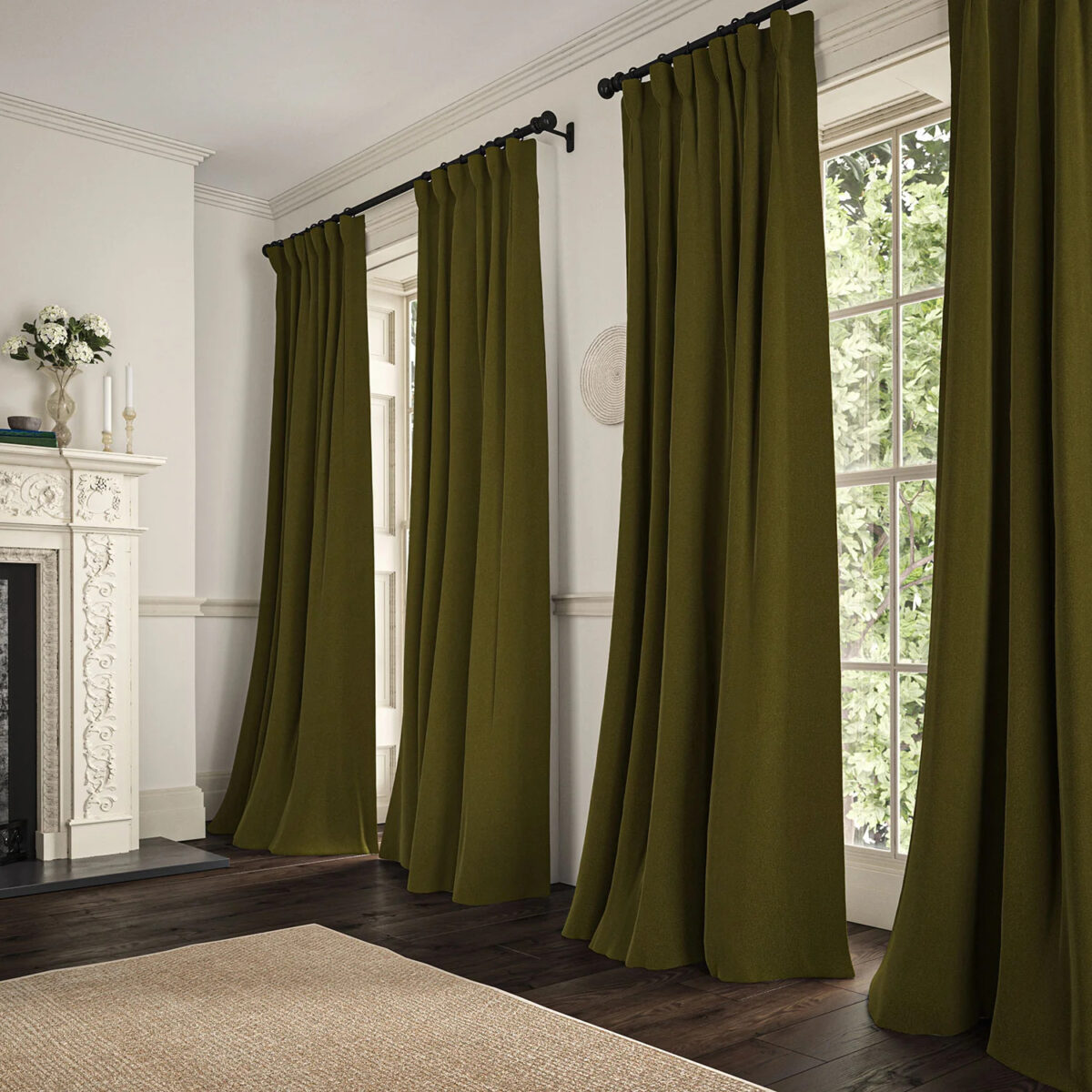 Romney Fabric - Olive by Romney Fabric - Olive from