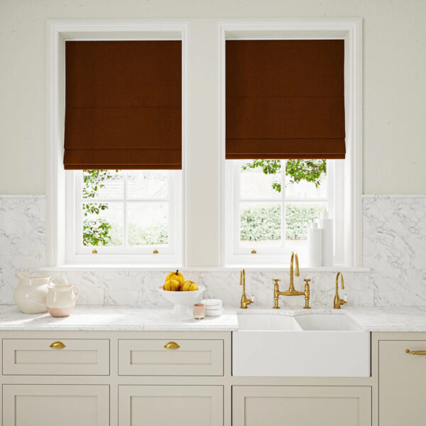 Romney Fabric - Burnt Toffee from