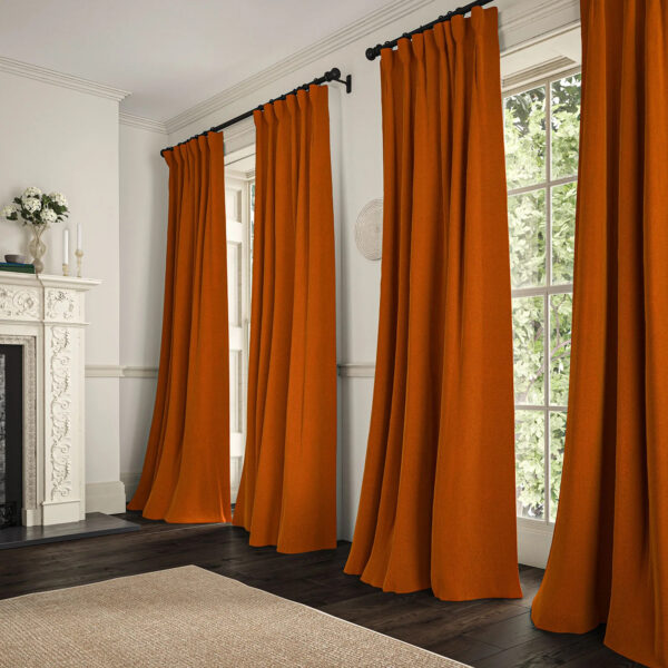 Romney Fabric - Flame by Romney Fabric - Flame from