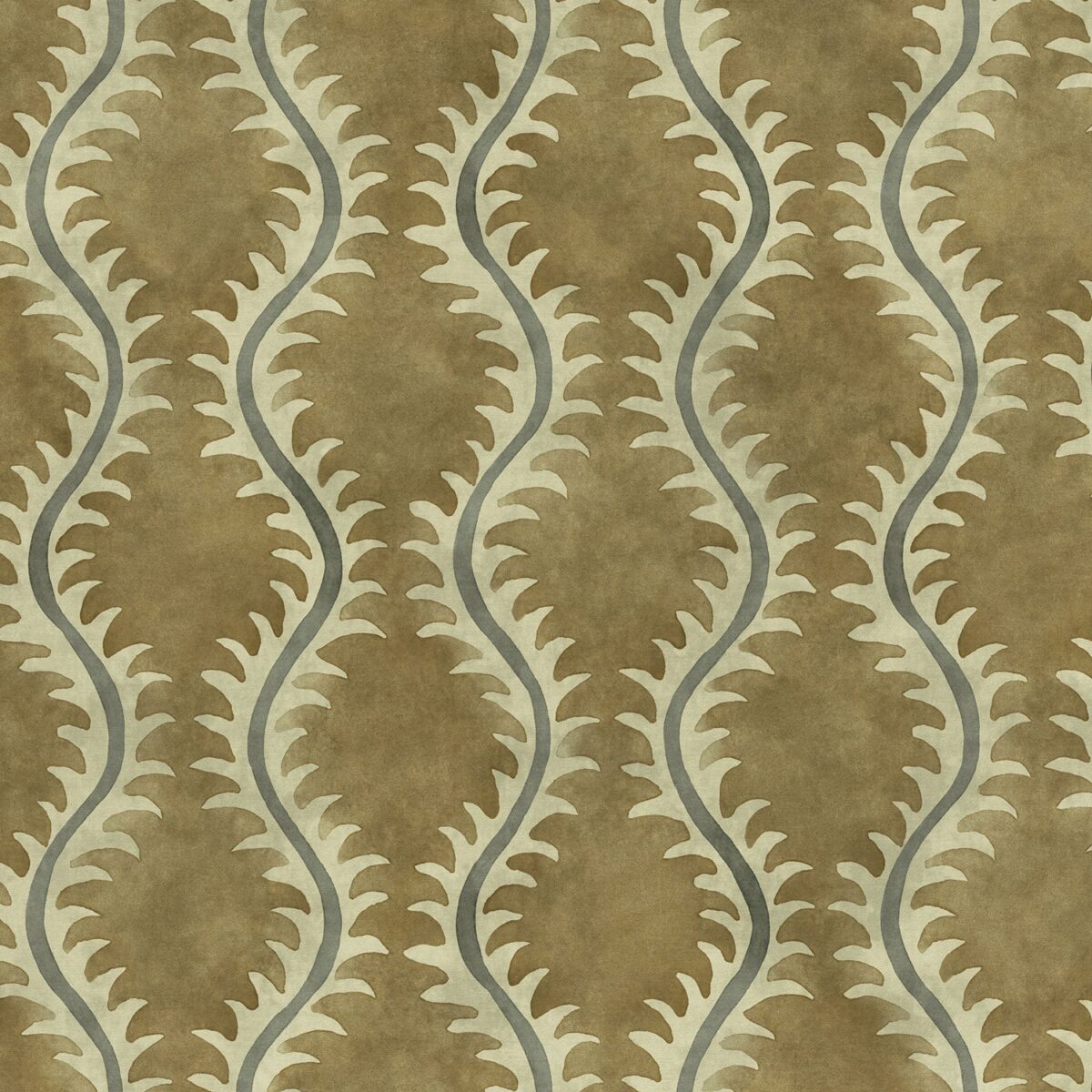 Helter Skelter Fabric - Dove by brown contemporary velvet-chenille fabric from Linwood Fabrics