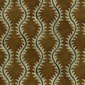 brown contemporary velvet-chenille fabric from Linwood Fabrics